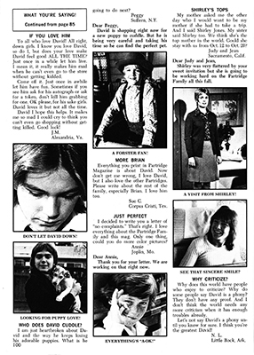 Tiger Beats Official Partridge Family Magazine - August 1972