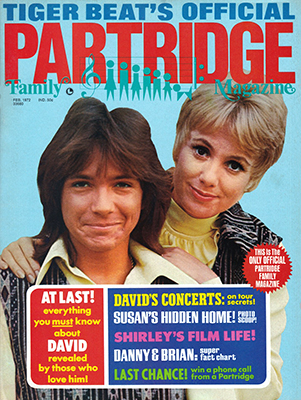 Tiger Beats Official Partridge Family Magazine - February 1972