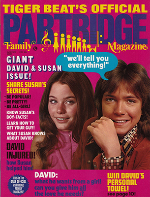 Tiger Beats Official Partridge Family Magazine - June 1972