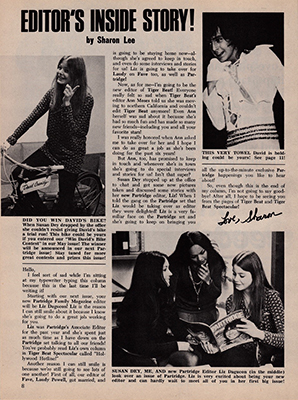 Tiger Beats Official Partridge Family Magazine - June 1972