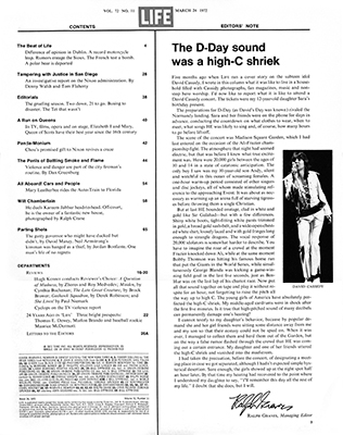 March 1972 Life Magazine magazine