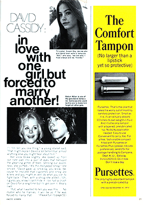 March 1972 TV Photo Screen magazine