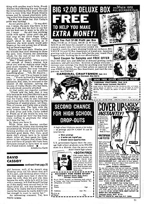 March 1972 TV Photo Screen magazine