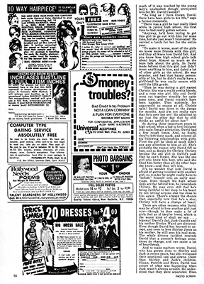 March 1972 TV Photo Screen magazine