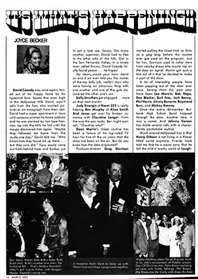 March 1972 TV Star Parade magazine