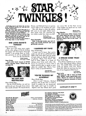 Teen's Star March 1972