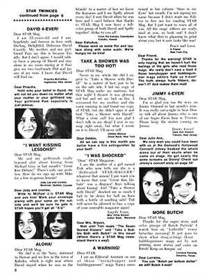 Teen's Star March 1972