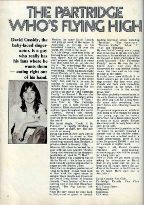 May 1972 Music Star Magazine poster