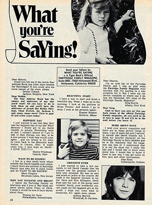 Tiger Beats Official Partridge Family Magazine - May 1972