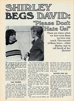 Tiger Beats Official Partridge Family Magazine - May 1972