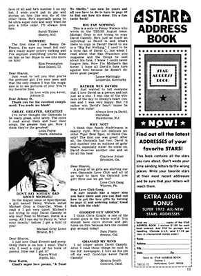 Tiger Beat Spectacular November 1972