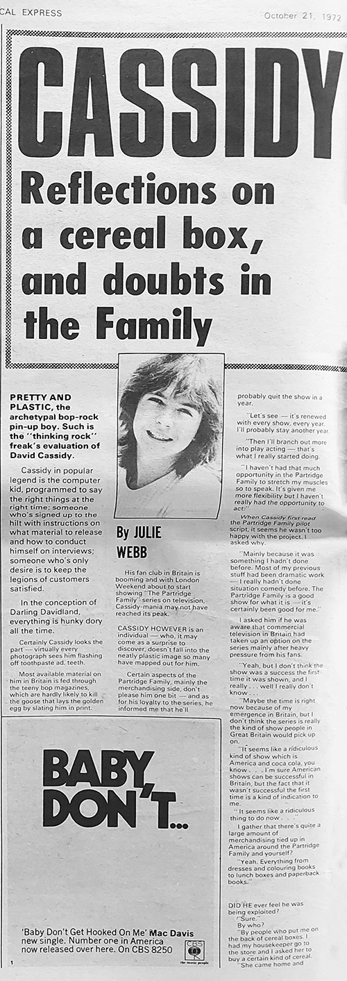 New Musical Express Mag 1972