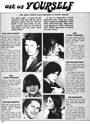 Tiger Beat Spectacular October 1972