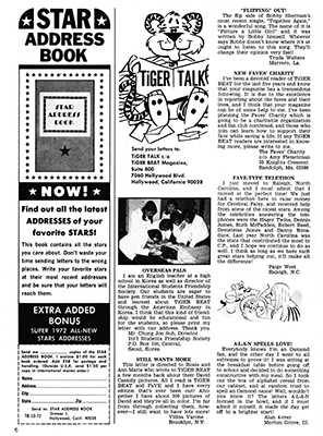 Tiger Beat October 1972