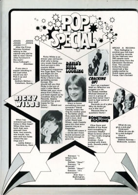April 21, 1973 Music Star Magazine poster