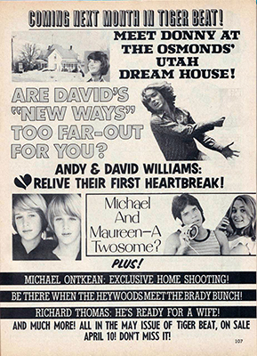 Tiger Beat April 1973