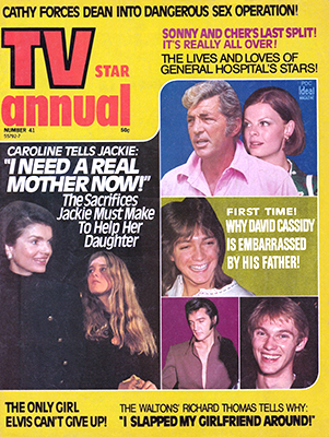 December 1973 TV Star Annual Magazine page