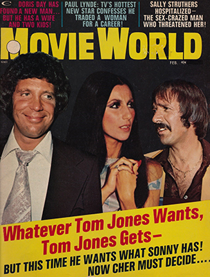 Movie World magazine February 1973