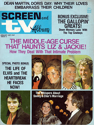 January 1973 Screen & TV Album magazine
