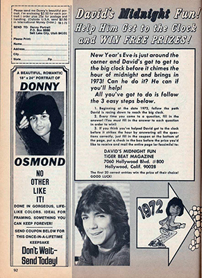 Tiger Beat January 1973