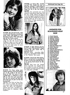 Tiger Beat Spectacular June 1973