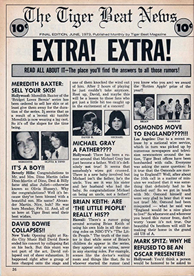 Tiger Beat June 1973