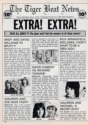 Tiger Beat May 1973