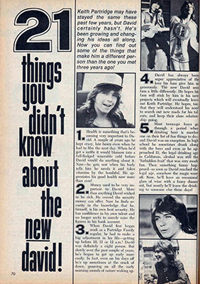 Tiger Beat November 1973