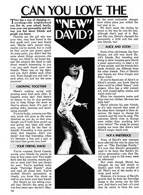 September 1973 Fave Magazine