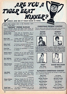 Tiger Beat February 1974