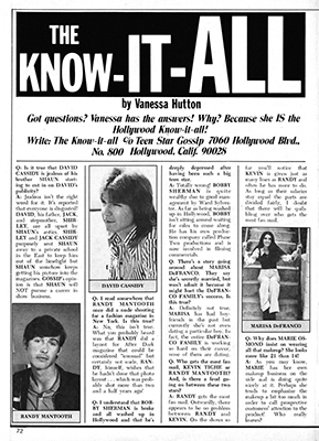 Teen Raves Magazine July 1974