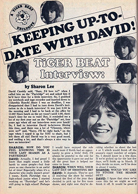 Tiger Beat March 1974