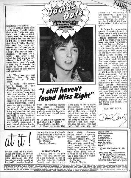 Mirabelle Magazine October 19, 1974