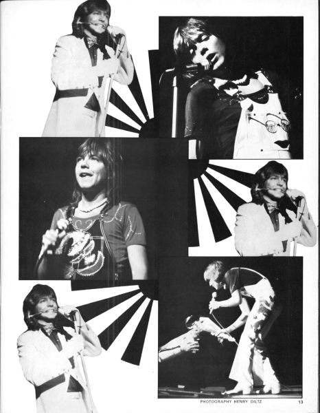 September 1974 Fan Magazine Special page