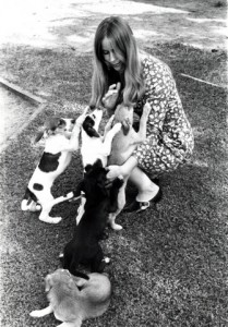 David with an unnamed puppy