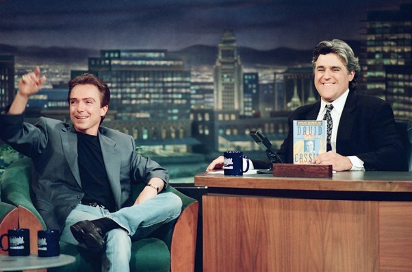 David Cassidy and Jay Leno