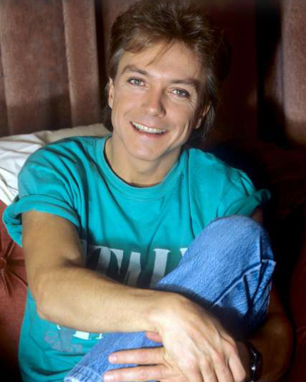 David Cassidy backstage during Time.