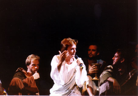 David as Jesus in Jesus Christ Superstar.