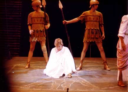 David as Jesus in Jesus Christ Superstar.