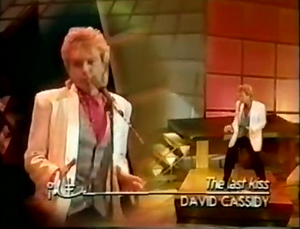 David sings "The Last Kiss"