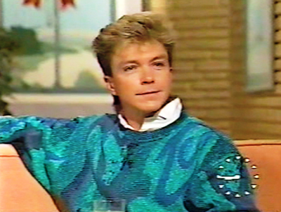 David Cassidy Dec 16, 1986