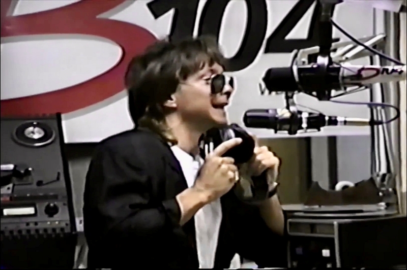 David in the studio 1990