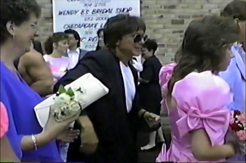 David at the wedding 1990
