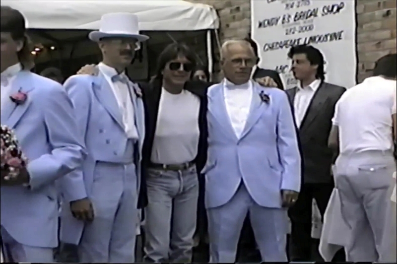 David at the wedding 1990