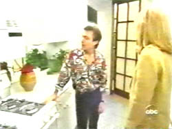 David Cassidy checks out an apartment.