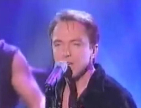 David Cassidy sings "I Think I Love You"