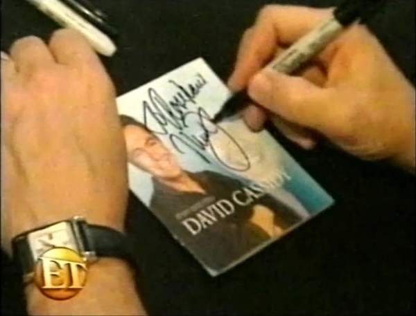 David Cassidy, ET, May 17, 2002