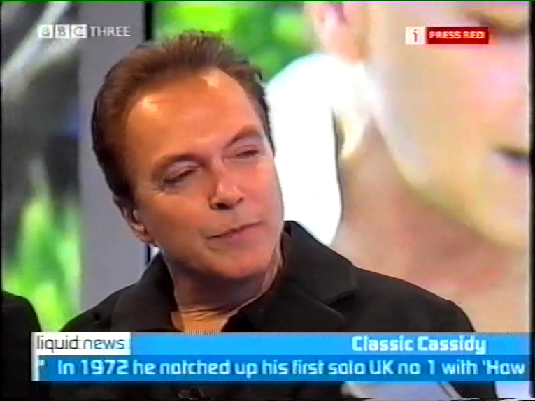 David Cassidy, November 5, 2003