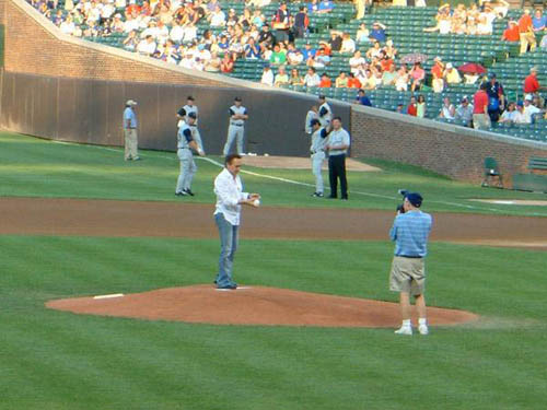 David on the mound