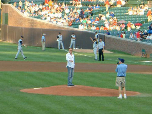 David on the mound